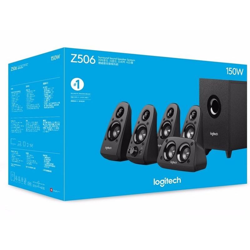 【全新公司貨】Logitech 羅技 Z506 5.1聲道音箱系統 環繞音效音箱 喇叭-細節圖2