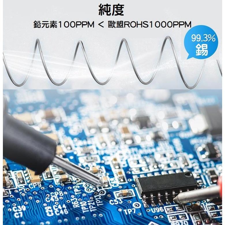 【現貨】新手必備 0.8MM 無鉛焊錫絲 環保焊錫線 萬能焊絲 Sn99.3 Cu0.7 50g 電烙鐵 金屬 音響用-細節圖3