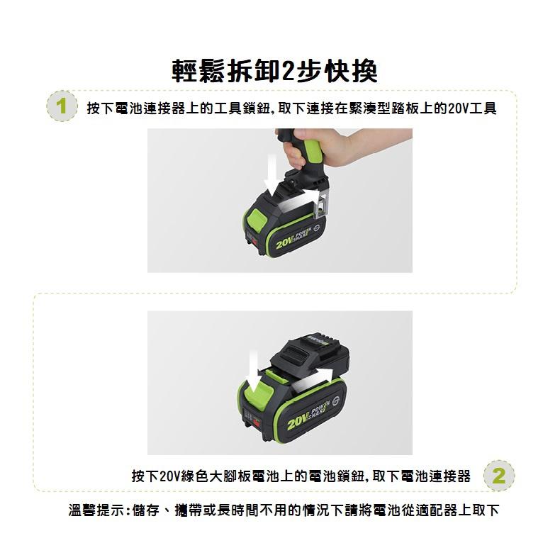 【現貨】WORX 威克士 WA4600 20V鋰電池轉換器 電池轉接座 大腳板轉小腳板 綠電池轉橘系列工具 轉換頭-細節圖6