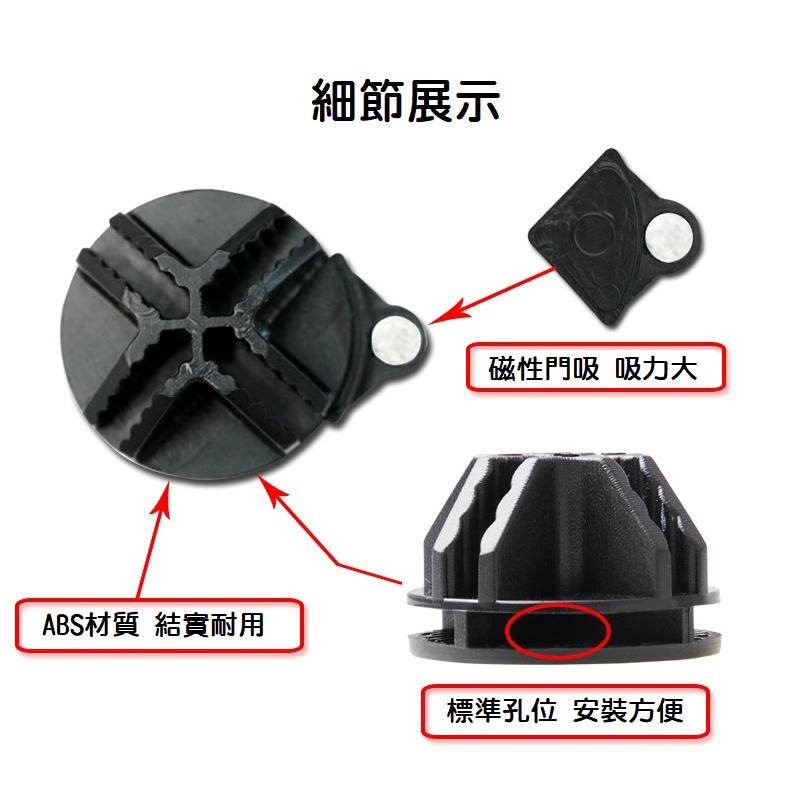DIY塑料卡扣 網片 鐵架 魔片 加厚牙紋卡槽 黑色 白色 結合扣 組合器 圓形接頭 卡榫 連接頭-細節圖6