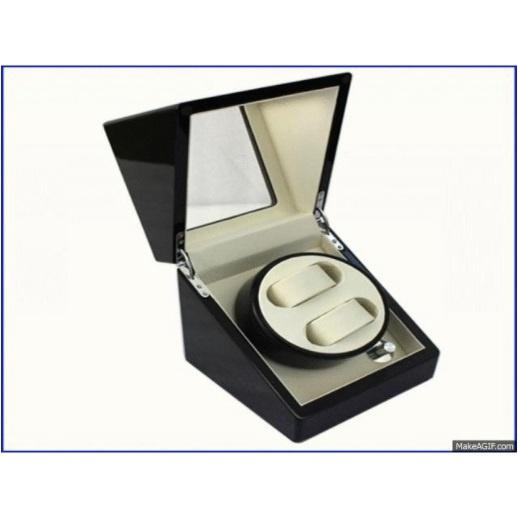 【現貨】德國品質 手錶自動上鍊盒 2+0 機械錶專用 動力儲存旋轉錶盒 鋼琴烤漆 手錶上鏈盒 日本馬達-細節圖3