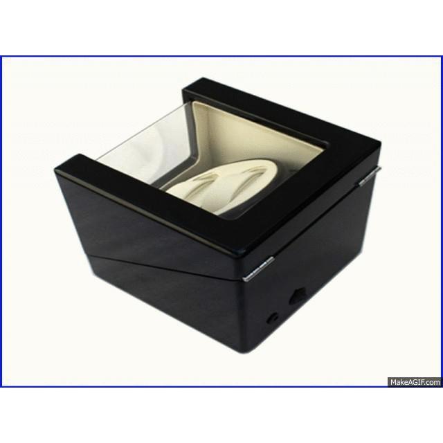 【現貨】德國品質 手錶自動上鍊盒 2+0 機械錶專用 動力儲存旋轉錶盒 鋼琴烤漆 手錶上鏈盒 日本馬達-細節圖4