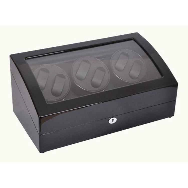 【現貨】德國品質 手錶自動上鍊盒 6+7 機械錶專用 動力儲存旋轉錶盒 鋼琴烤漆 手錶上鏈盒 日本馬達-細節圖2