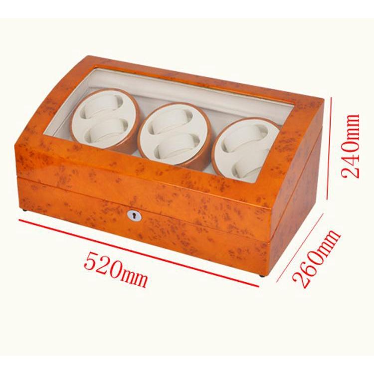 【現貨】德國品質 手錶自動上鍊盒 6+7 機械錶專用 動力儲存旋轉錶盒 鋼琴烤漆 手錶上鏈盒 日本馬達-細節圖5