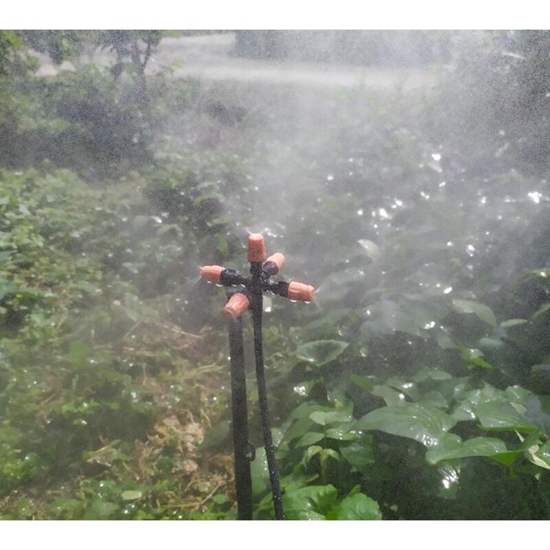【爆量款】五出化口霧噴頭 完美噴灑無死角 可調流量 大棚 網室 溫室 降溫噴頭 藍耕 氣霧栽培-細節圖4