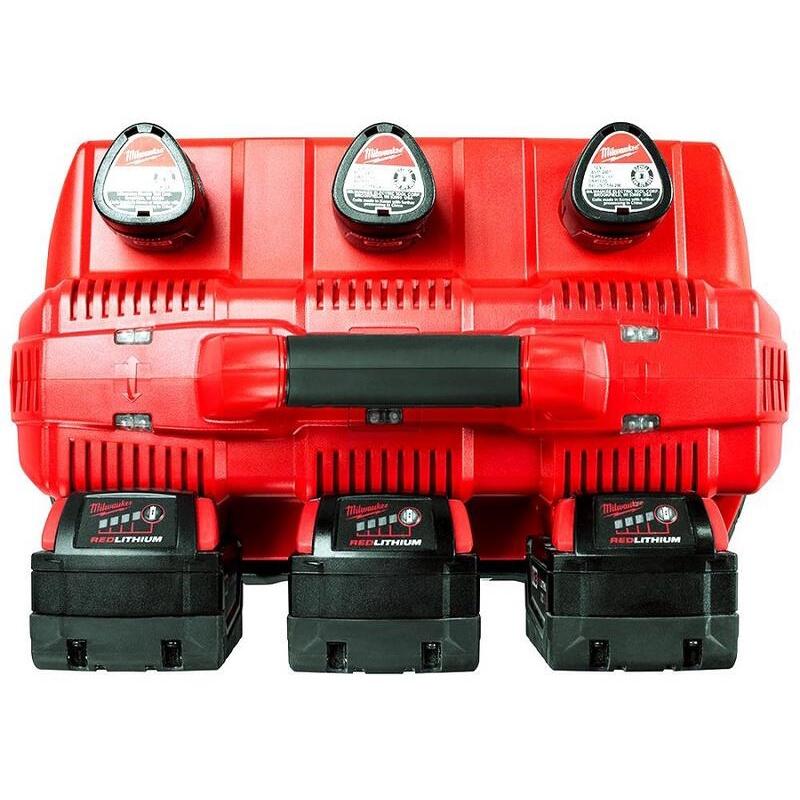 【全新熱銷】米沃奇 Milwaukee M18 M12 六口快速充電器 48-59-1807 Rapid Charge-細節圖6
