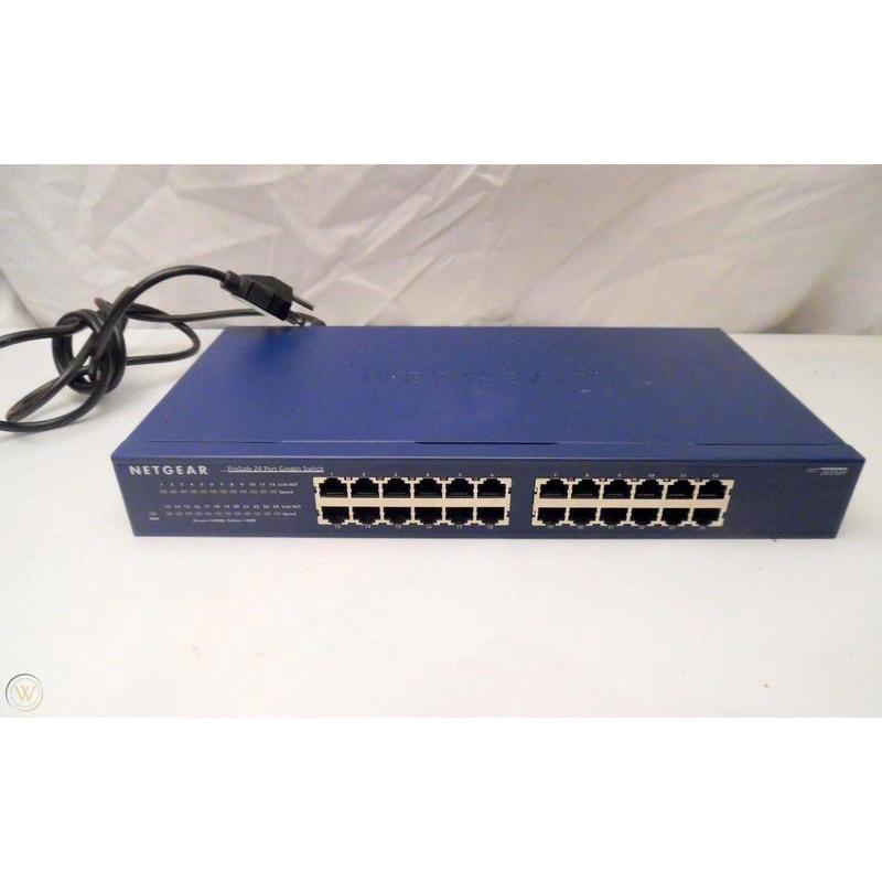 NETGEAR JGS524 24埠 鐵殼 10/100/1000M Giga Switch 高速交換式集線器 無風扇靜-細節圖5