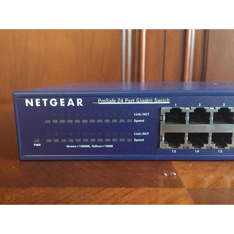NETGEAR JGS524 24埠 鐵殼 10/100/1000M Giga Switch 高速交換式集線器 無風扇靜-細節圖7