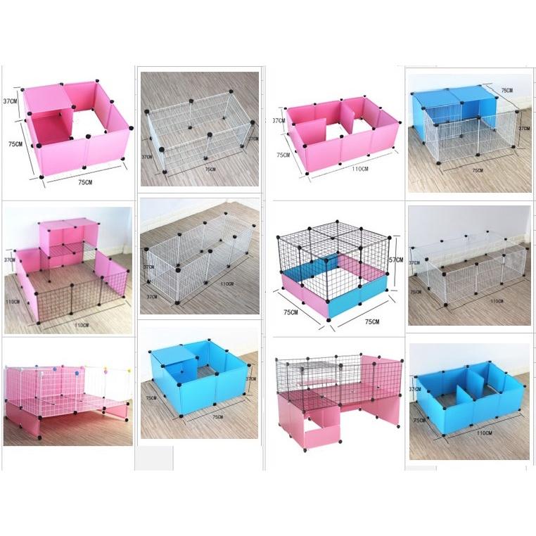 【超商取貨套裝組】DIY百變組合寵物籠 網片(門)寵物圍欄 貓 兔子籠子 創意組合 鐵藝書架 網格掛牆-細節圖4