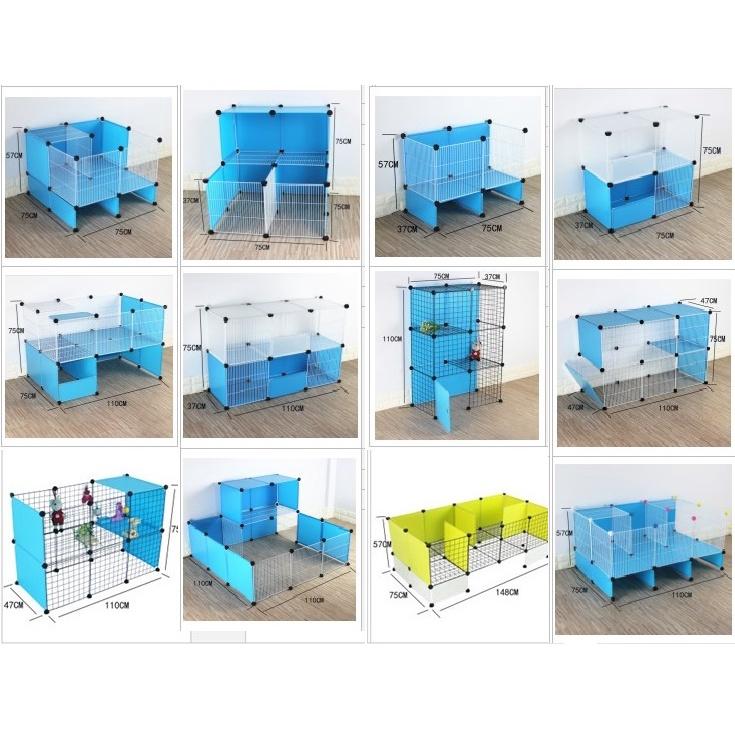 【超商取貨套裝組】DIY百變組合寵物籠 網片(門)寵物圍欄 貓 兔子籠子 創意組合 鐵藝書架 網格掛牆-細節圖5