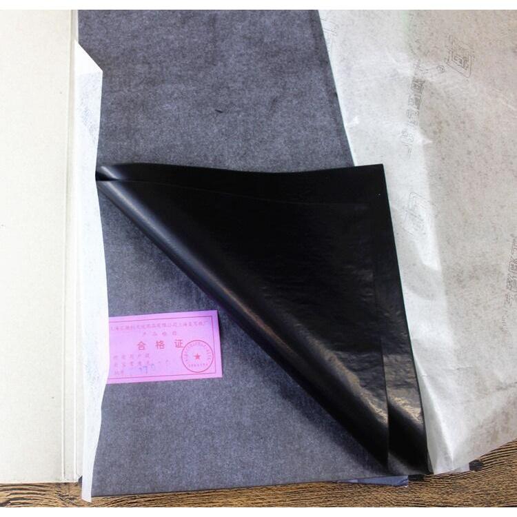 【現貨出清】A4單面藍色 A4複寫紙 一盒100張 覆寫紙 打字複寫紙 發票複寫紙-細節圖3