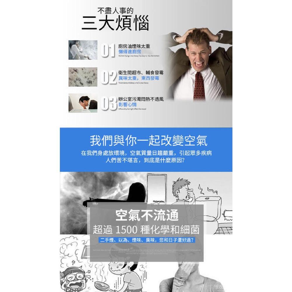 【高雄現貨】 直筒高速排風扇 排氣扇 40W 管道式換氣扇 6吋 150mm 帶插頭 110V 抽風 鼓風機 導風 排煙-細節圖3