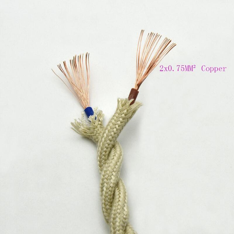 【商品現貨】彩色編織線/燈具吊燈麻花線/雙芯電線/愛迪生復古電線/麻布雙繞線-細節圖4