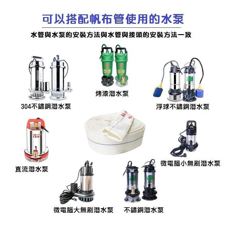 【零售餘料 9折出清】 帆布水帶 水帶 農用灌溉水管 輸水袋 帆布水帶 抽水軟管 1吋 10～30米-細節圖4