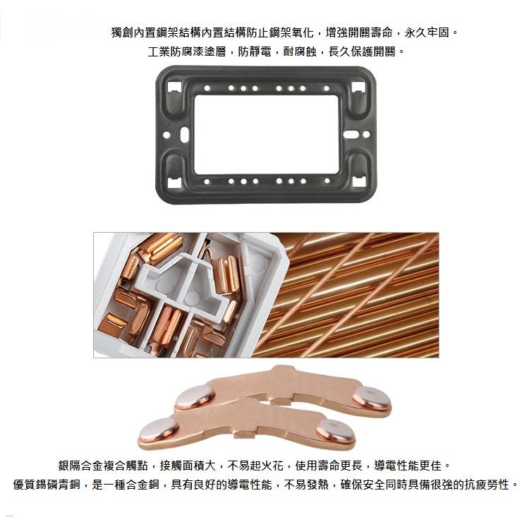 【現貨】西門子 SEIMENS 不銹鋼拉絲香檳金插座面板插座 萬國插座 (Panasonic星光系列可參考)-細節圖4