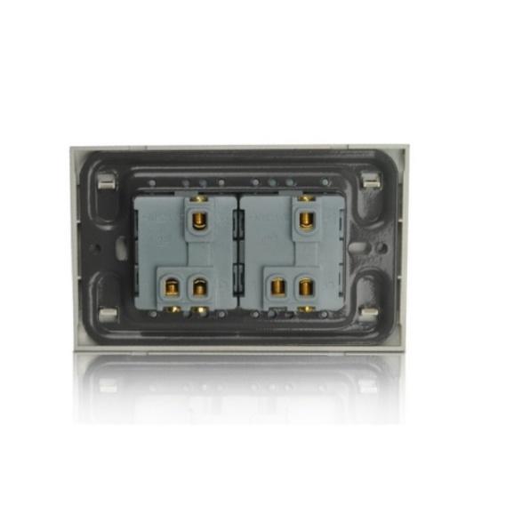 【現貨】西門子 SEIMENS 不銹鋼拉絲香檳金插座面板插座 萬國插座 (Panasonic星光系列可參考)-細節圖6