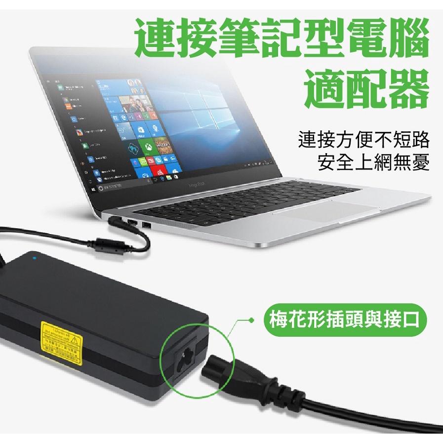 【現貨】米老鼠線 梅花電源線 筆電變壓器 1.5米 銅芯線 電源適配器 Notebook 液晶螢幕 品字-細節圖2