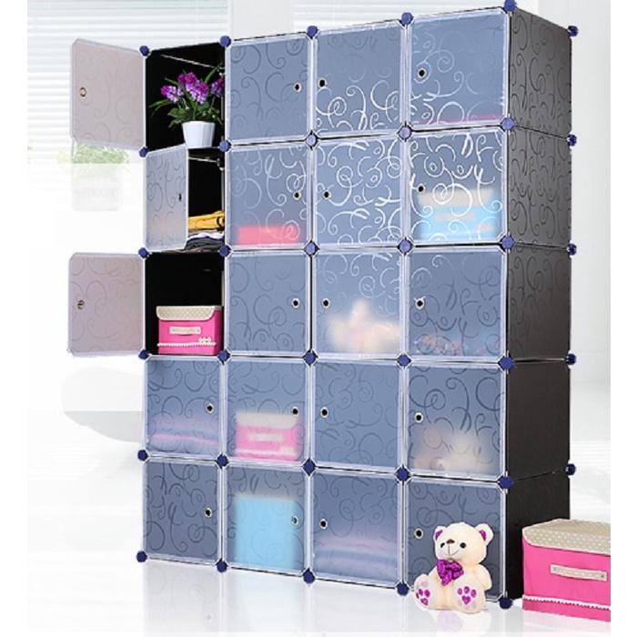 組合櫃20門以上套裝訂購區，DIY百變組合收納櫃 創意收納組合 鞋櫃鞋架收納箱置物-細節圖2