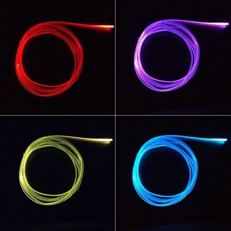 【進口光纖】3mm 側光 光纖 軟式 導光條 LED 燈眉 尾燈 裝飾燈 光源 儀表燈 光柱 冷光條 光纖棒 光纖整線-細節圖5