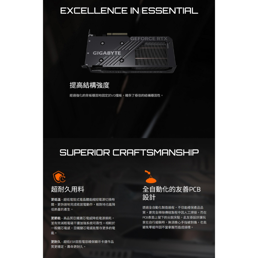 【全新現貨】技嘉 GeForce RTX 5060Ti WINDFORCE OC 8G 顯示卡 20.8 cm-細節圖6