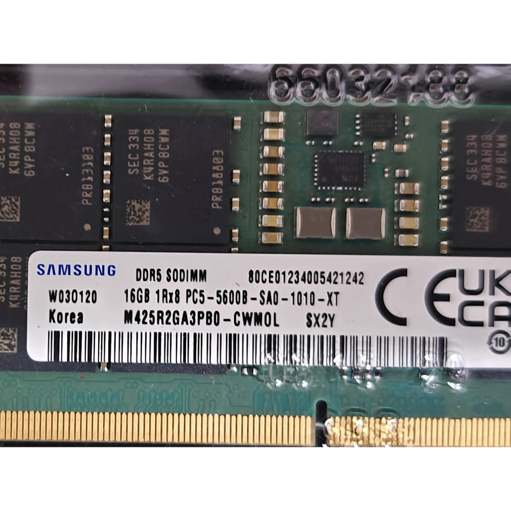 【終身保固】三星 DDR5 5600 16G 筆記型記憶體 SAMSUNG (M425R2GA3PB0)-細節圖3