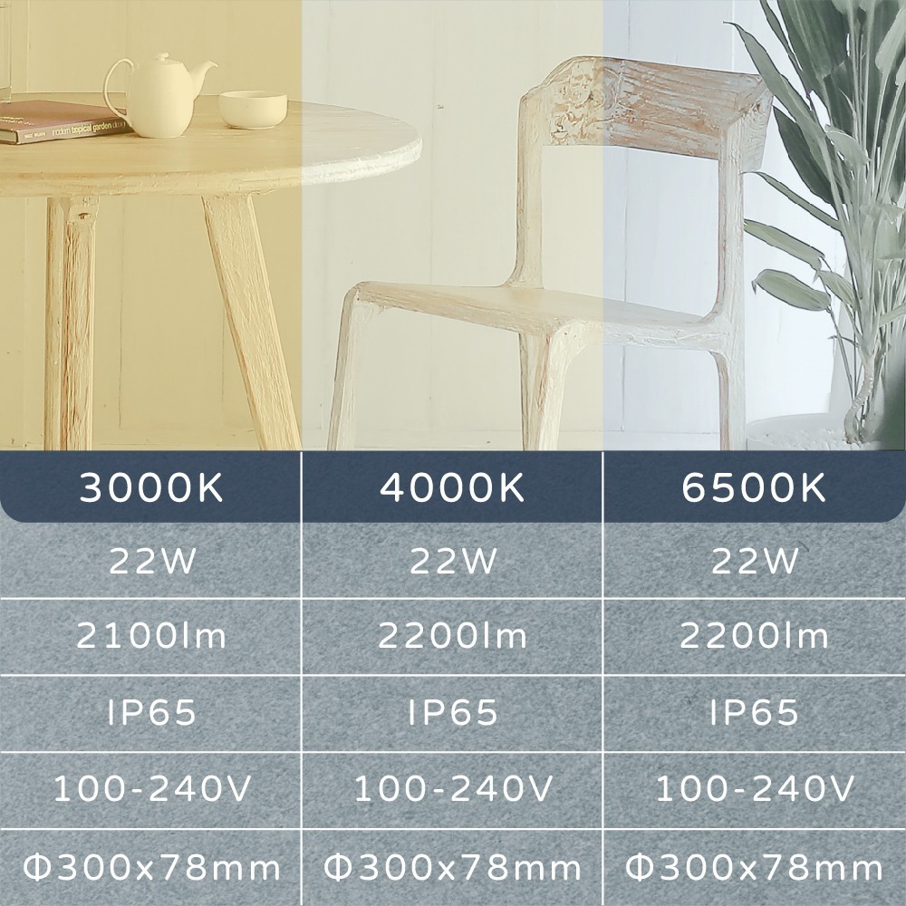 【純粹生活】 億光 EVERLIGHT LED 星庭 22W 全電壓 吸頂燈 壁燈-細節圖4