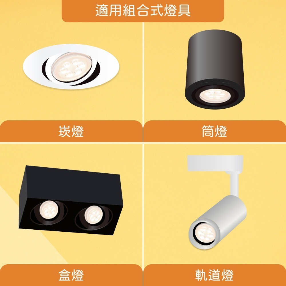 【歐司朗 OSRAM】LED 7W 白光 黃光 自然光 全電壓 MR16 杯燈 燈杯-細節圖4