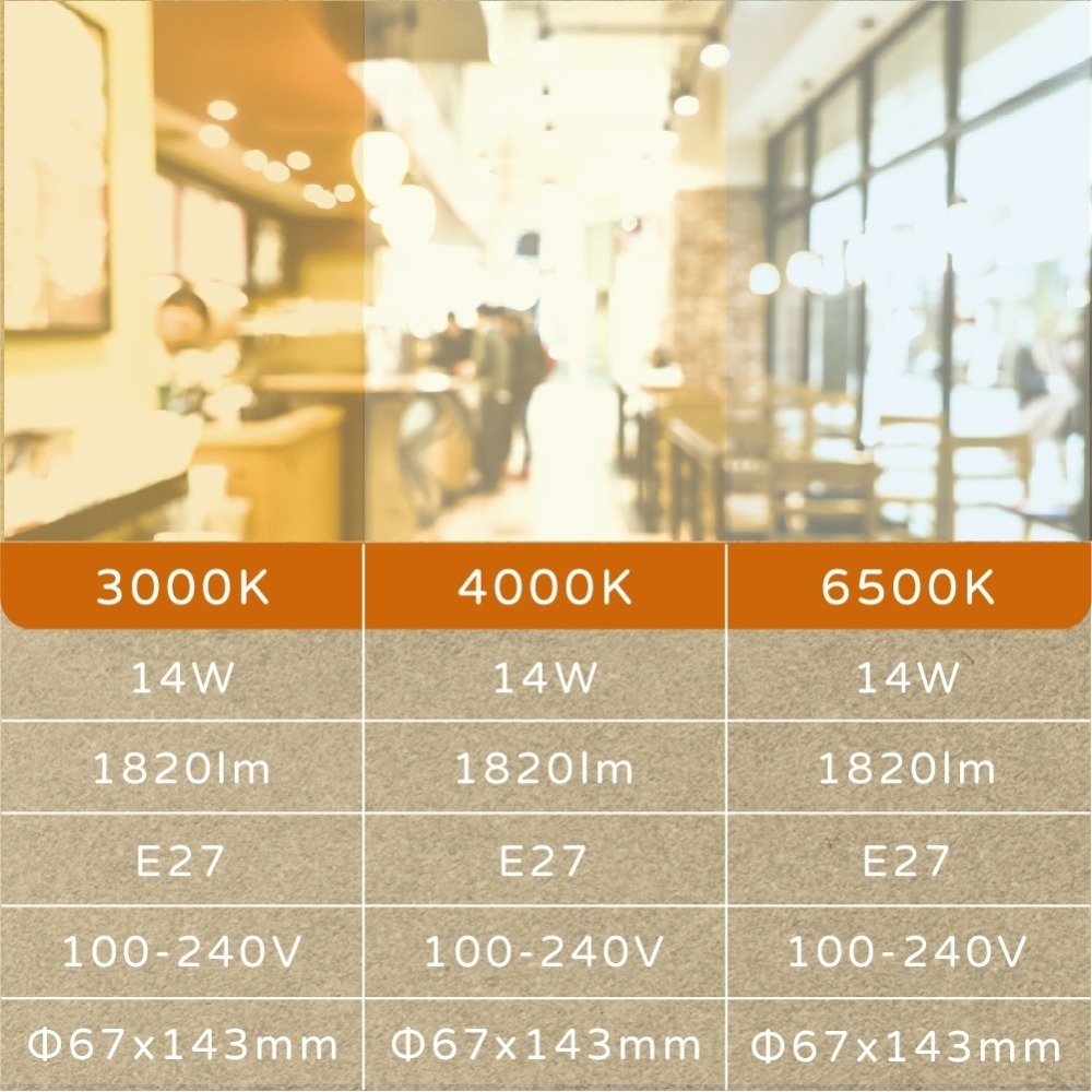 【純粹生活】歐司朗 OSRAM 戰鬥版 LED 燈泡 14W 白光 黃光 自然光 E27 全電壓 球泡燈-細節圖3