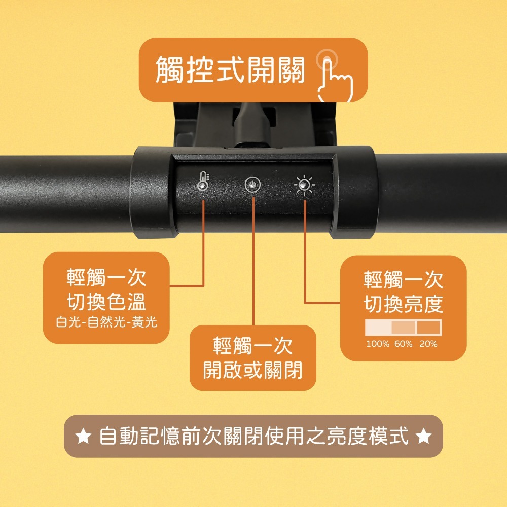 【純粹生活】歐司朗 OSRAM LEDVANCE 5W 5V USB接頭 調光調色 晶享LED護眼螢幕掛燈-細節圖2