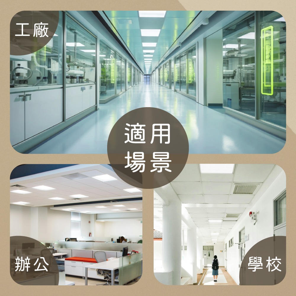 【純粹生活】【4入組】ININ005 全光譜 50W 6000K 白光 全電壓 平板燈 光板燈 輕鋼架-細節圖4