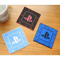 【現貨】Sony PlayStation PS 正版授權 特典 PS LOGO 止滑矽膠杯墊