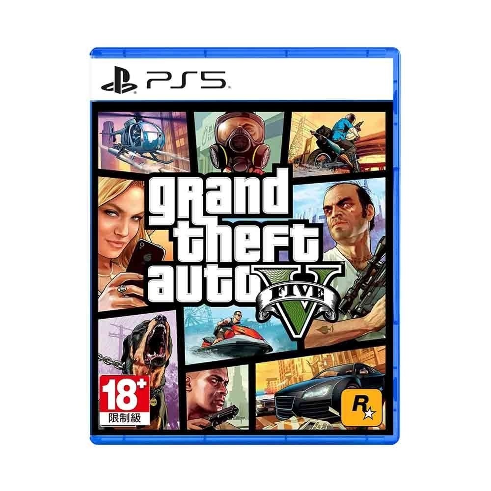 【現貨可刷卡附發票】PS5 GTA 俠盜獵車手5 (Grand Theft Auto V)-中英文版[夢遊館]-細節圖2