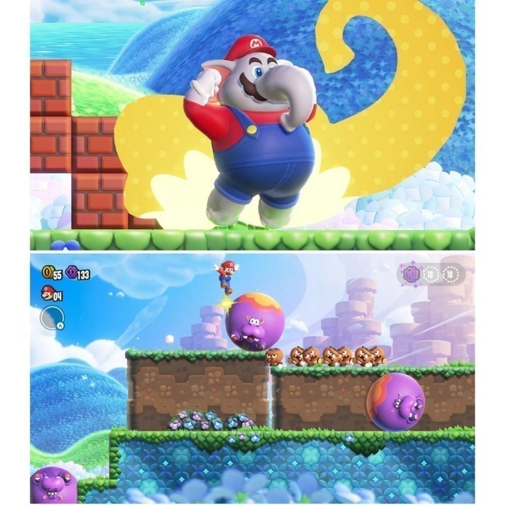 【現貨可刷卡】NS Switch 超級瑪利歐兄弟 驚奇 -中文版[夢遊館] 面紙套-細節圖3