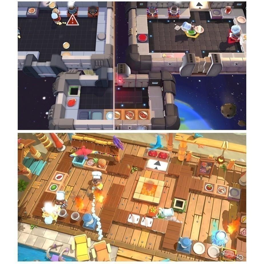 【全現貨刷卡】任天堂NS Switch 胡鬧廚房！全都好吃 煮過頭Overcooked)中文 [夢遊館]派對 多人同樂-細節圖5