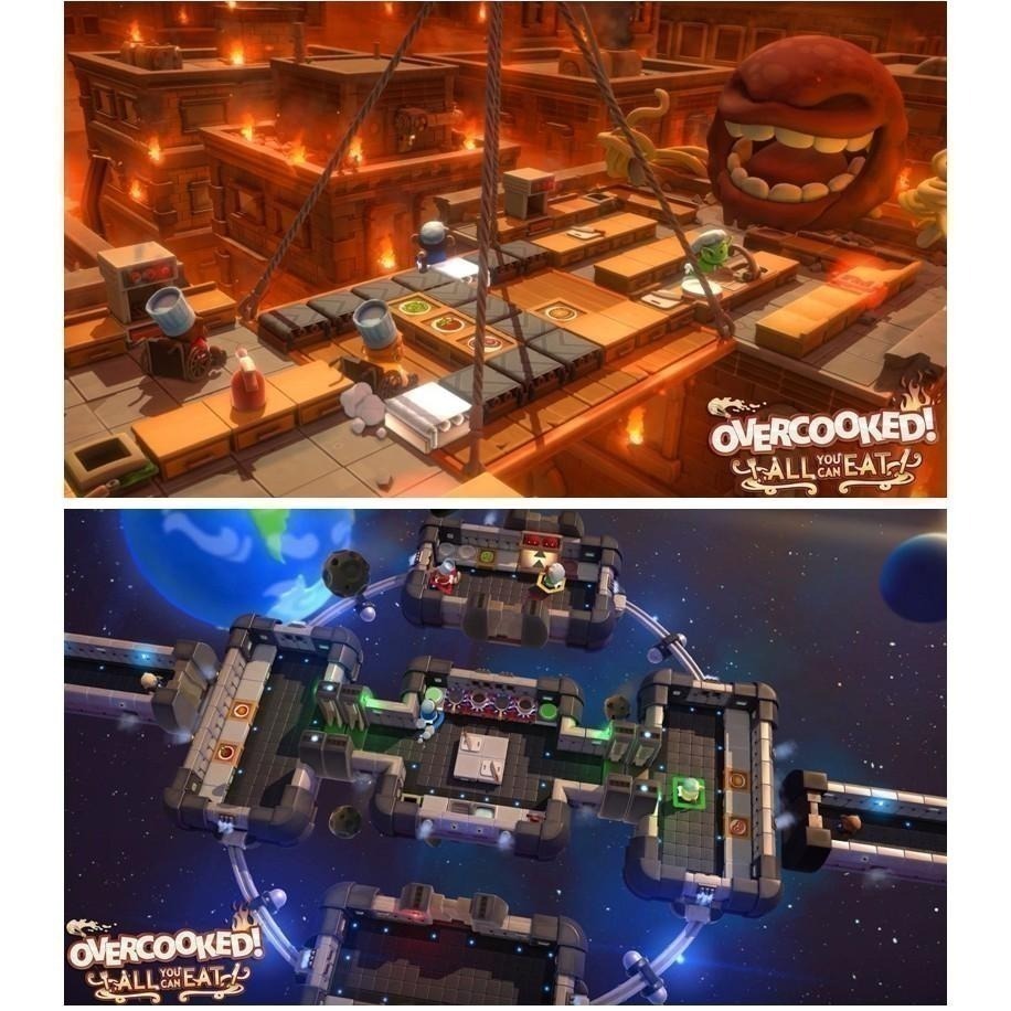 【全現貨刷卡】任天堂NS Switch 胡鬧廚房！全都好吃 煮過頭Overcooked)中文 [夢遊館]派對 多人同樂-細節圖6