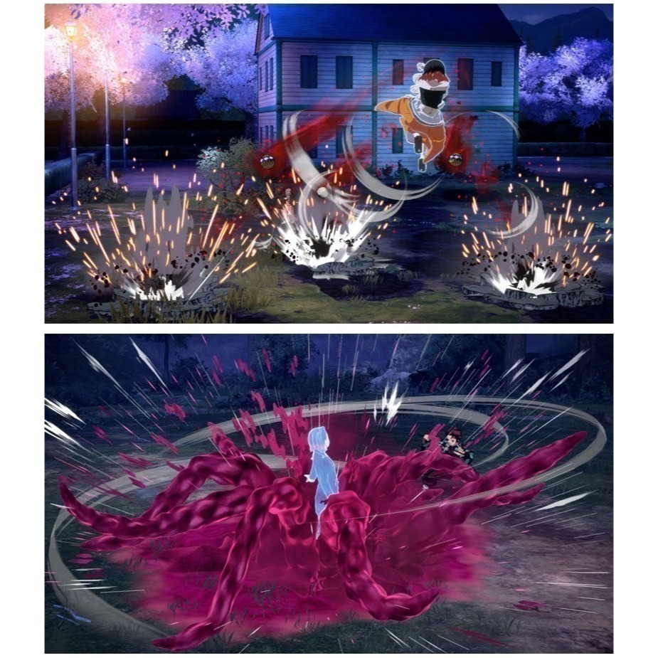 【現貨可刷卡附發票】任天堂NS Switch 鬼滅之刃 火之神血風譚-中文版[夢遊館] 彌豆子 Q版造型貼紙-細節圖8