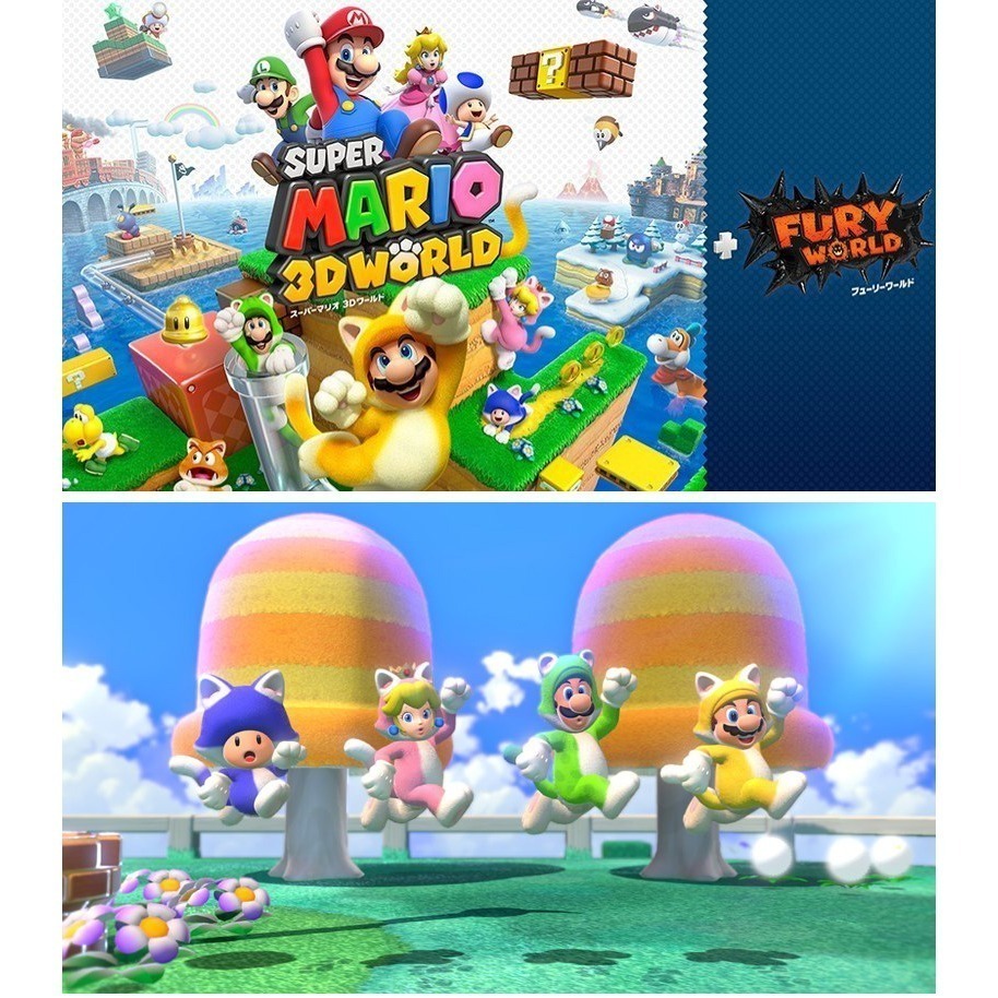 【現貨可刷卡】任天堂NS Switch 超級瑪利歐3D世界+狂怒世界-中文版 [夢遊館]-細節圖3
