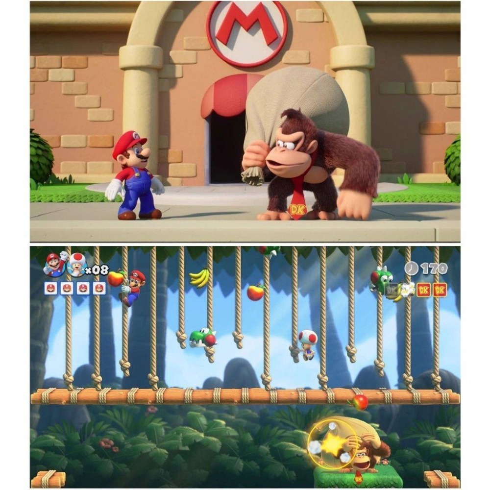 【現貨發票】NS Switch 瑪利歐 vs 咚奇剛 Mario Vs.Donkey Kong 大金剛 吊飾 陶瓷杯墊-細節圖6