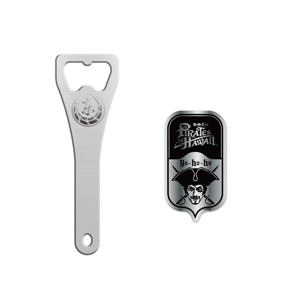 【全新現貨原廠特典】PS 人中之龍 3/4/5 8外傳 胸針 原創代紋 杯墊 不鏽鋼開瓶器 撲克牌 正版授權-規格圖7