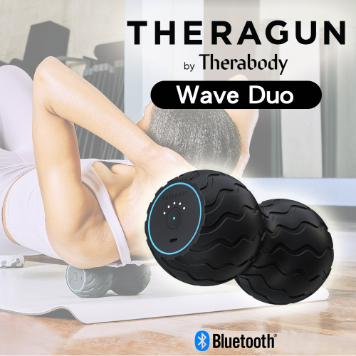 【現貨刷卡發票】THERAGUN Wave Duo 藍芽智慧型震動按摩花生 5檔變速 筋膜球 按摩球 物理按摩 肌肉