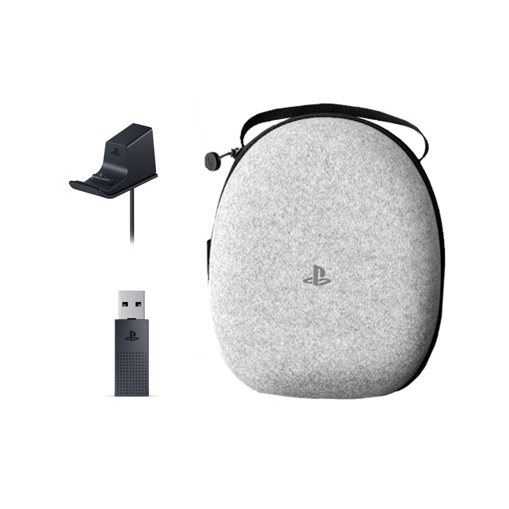 【現貨附發票】SONY PS5原廠 PULSE Elite 無線耳機組 CFI-ZWH2G 含充電掛鉤/適配器 午夜黑-細節圖3