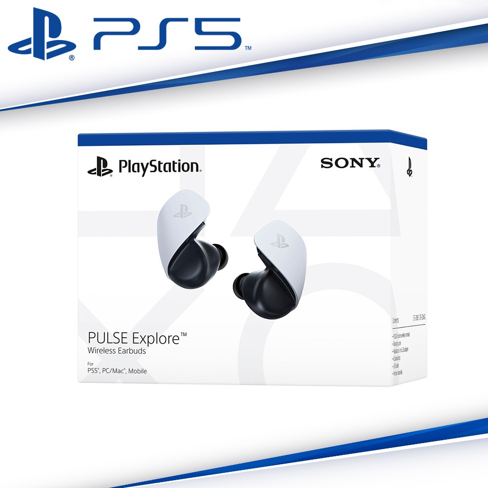 【現貨刷卡發票】SONY PS5原廠 PULSE Explore 真無線藍芽 耳塞式耳機 CFI-ZWE1G 含適配器-細節圖8