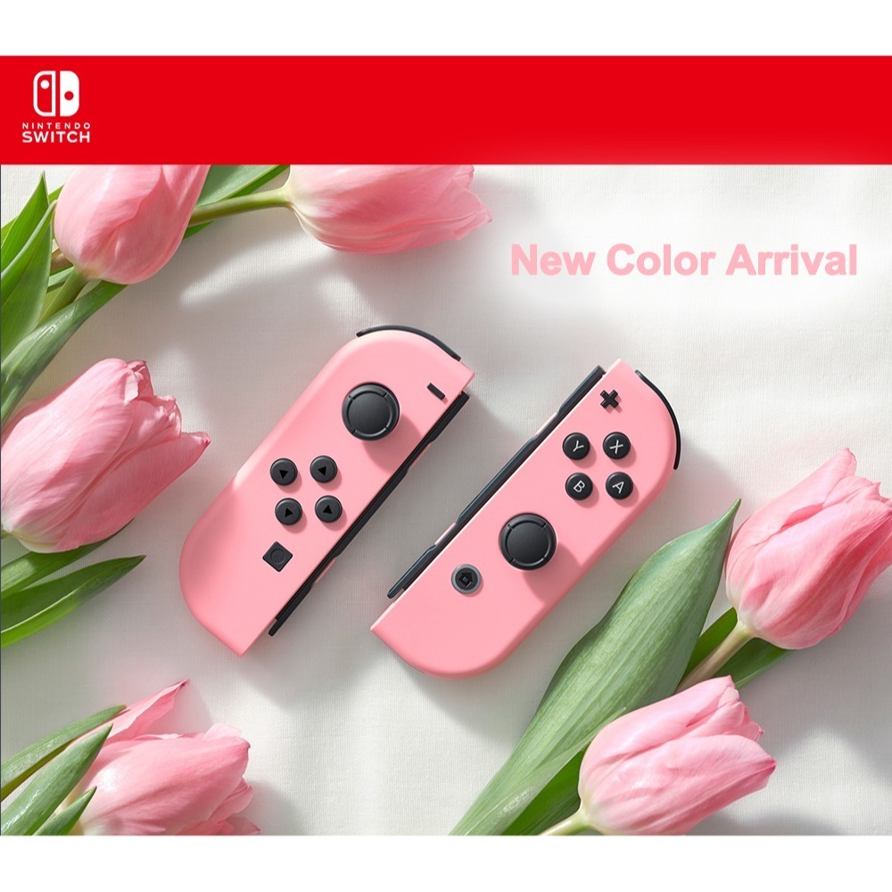 【現貨可刷卡】任天堂NS Switch Joy-Con 左右控制器 淡雅粉紅 粉紅 2024新色 [夢遊館]-細節圖4