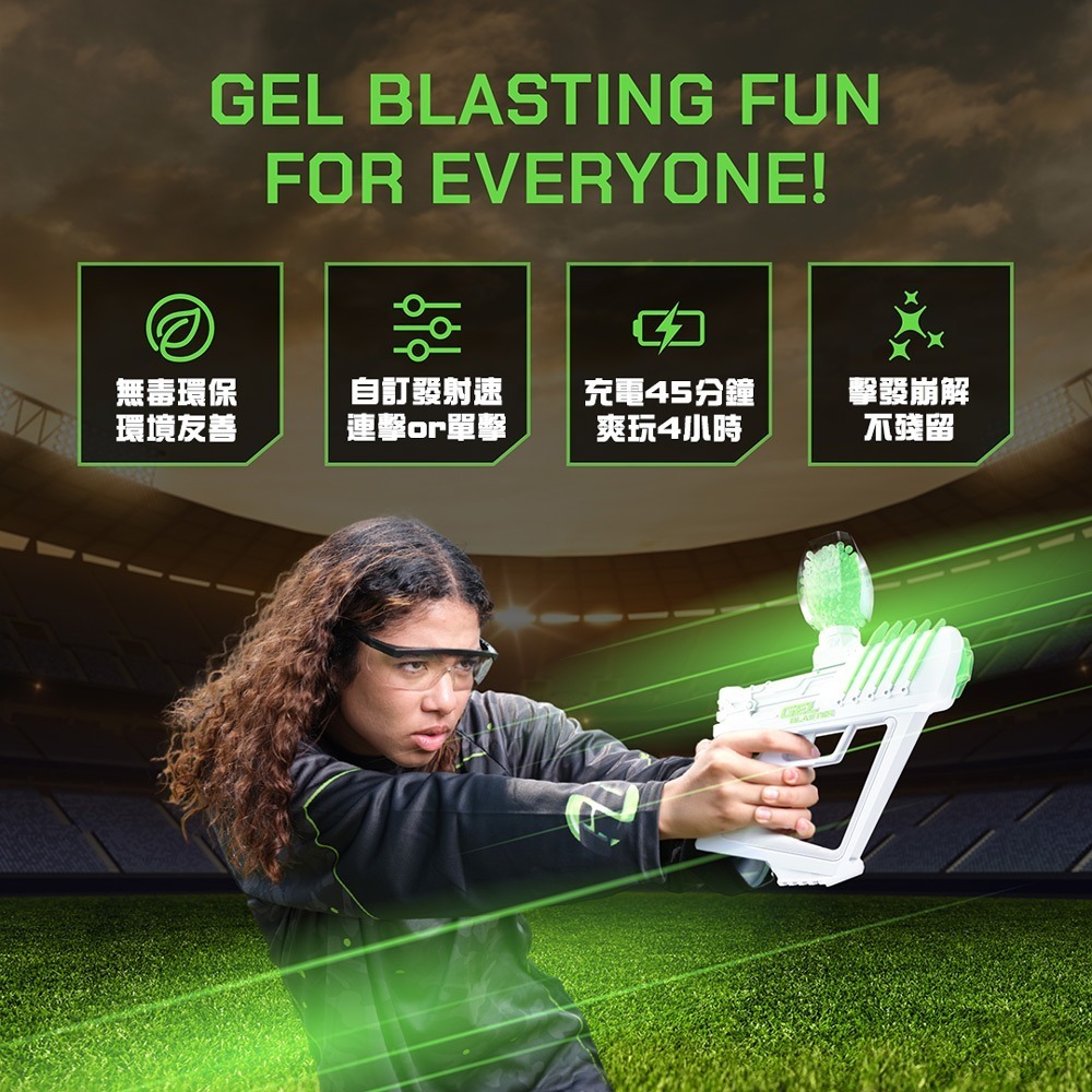 【全新現貨附發票】美國 Gel Blaster Surge 凝膠彈玩具槍 / 電動連發水彈玩具槍(含1萬顆凝膠彈)-細節圖2