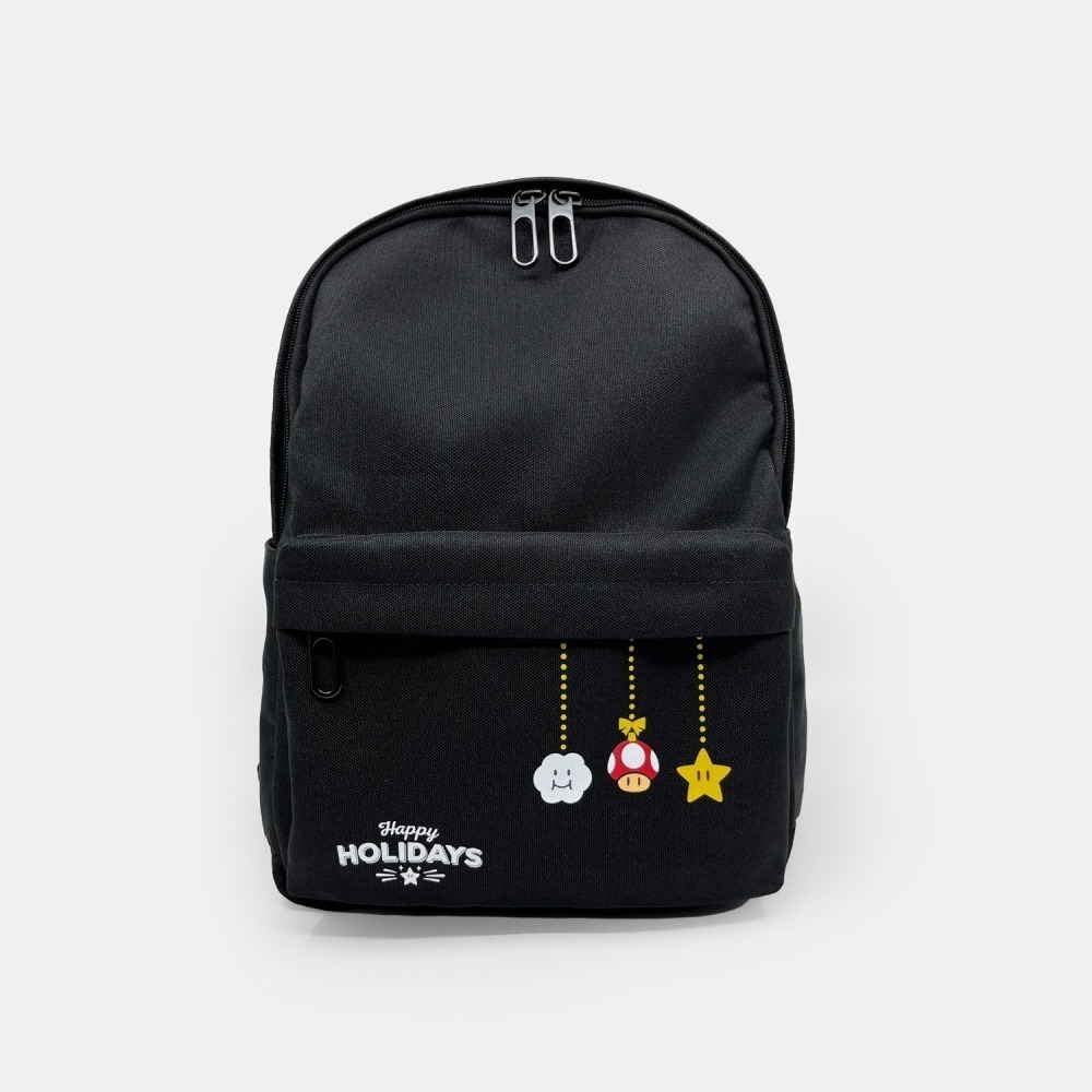 全新現貨 任天堂 Nintendo Switch 冬季特典 Happy Holidays 随身包 後背包 休閒側背包-細節圖5