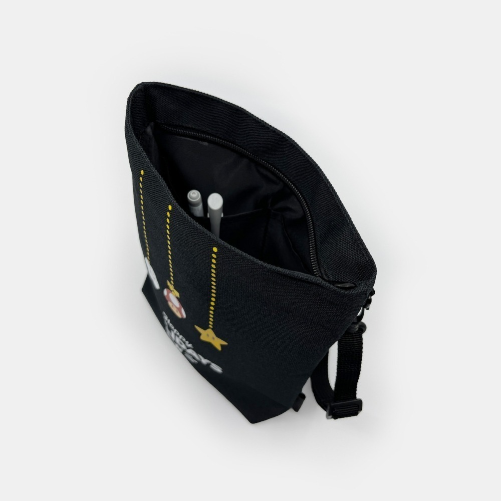 全新現貨 任天堂 Nintendo Switch 冬季特典 Happy Holidays 随身包 後背包 休閒側背包-細節圖10