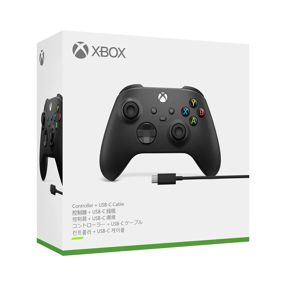 【全新公司貨附發票1年保】XBOX 無線控制器 +USB-C 纜線(約2.7m) - 磨砂黑 遊戲手把[夢遊館]-細節圖2