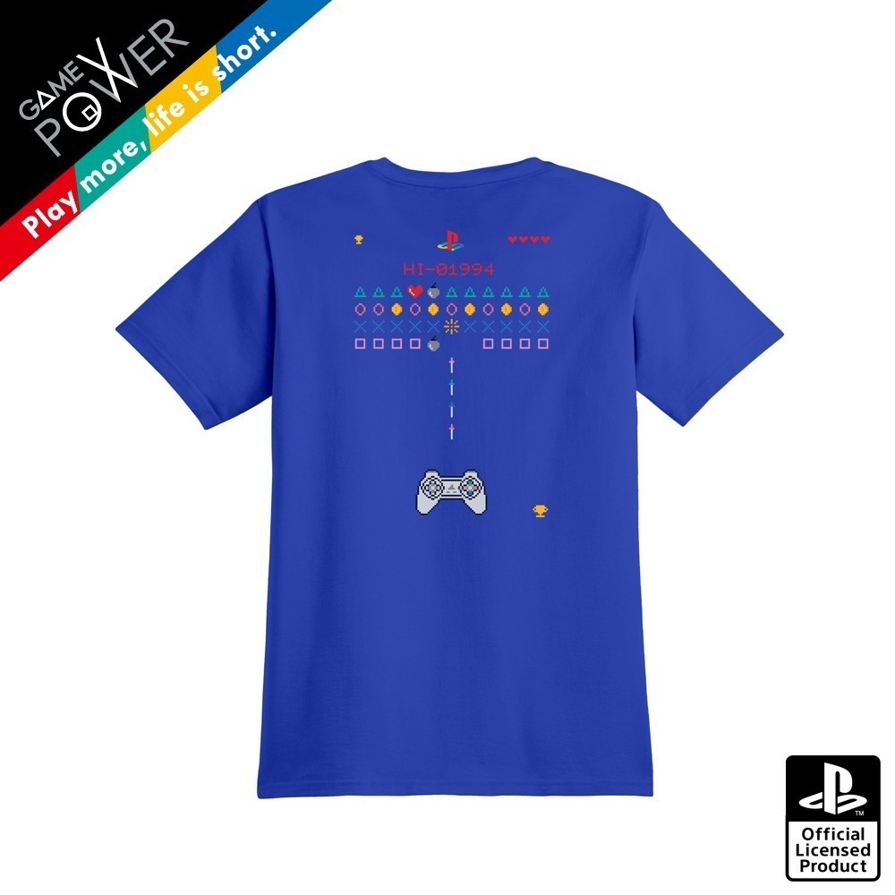 【全新現貨原廠特典】PlayStation Game Power系列《8位元》潮流純棉T恤 (OLP-WLT-03)-細節圖2