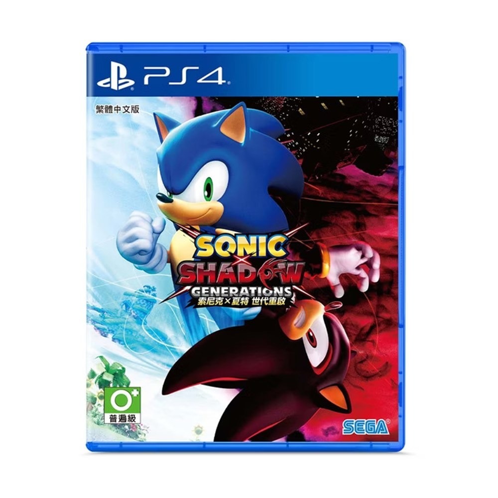 【全新台灣公司現貨】PS4 索尼克 × 夏特 世代重啟 -中文版 贈橡膠吊飾+類比套-細節圖2