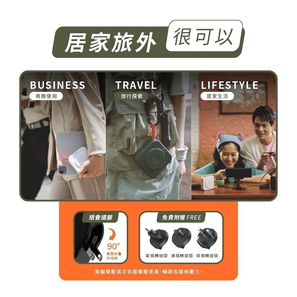 【可上機含發票】PHILIPS飛利浦 10000mAh放心充2.0 多合一磁吸行動電源 Type C DLP4348C-細節圖8